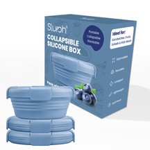 Collapsible Silicone Box (Pack of 3)