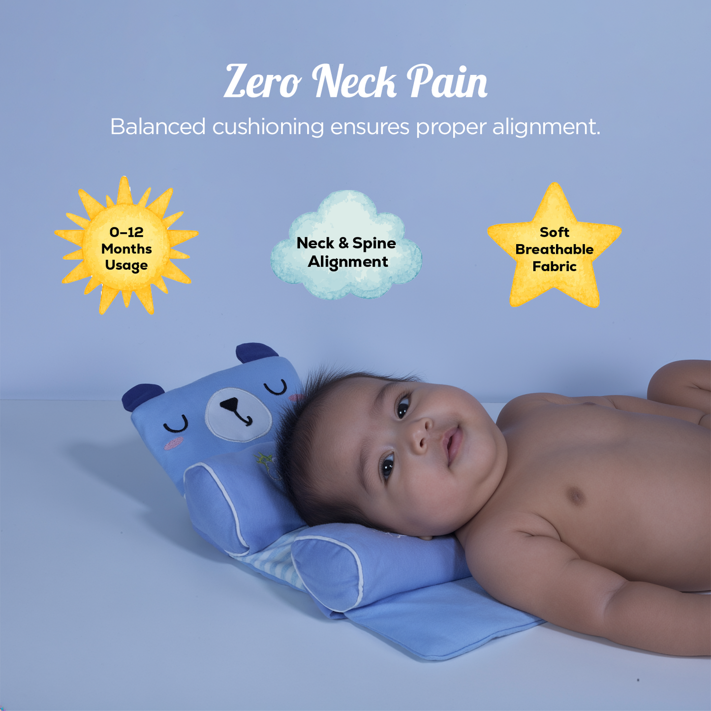 Baby Head Support Pillow