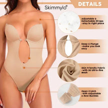 Anti-Slip Backless Waist Reduction Bodysuit